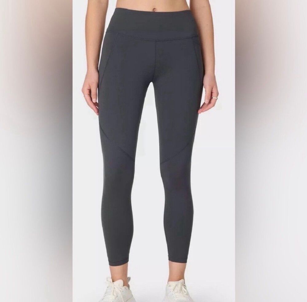 Sweaty Betty Power Full Length Leggings Size Small Slate Gray